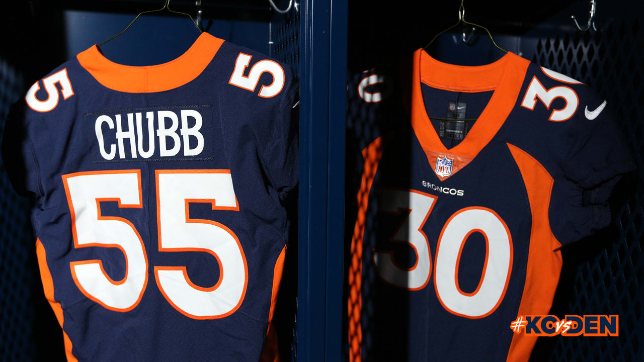 Relive the first time the Broncos wore their navy jerseys at home