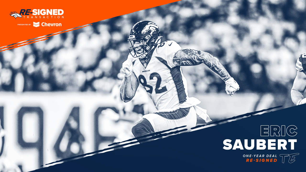 Denver Broncos Re-Sign TE Eric Saubert to One-Year Deal - Sports  Illustrated Mile High Huddle: Denver Broncos News, Analysis and More