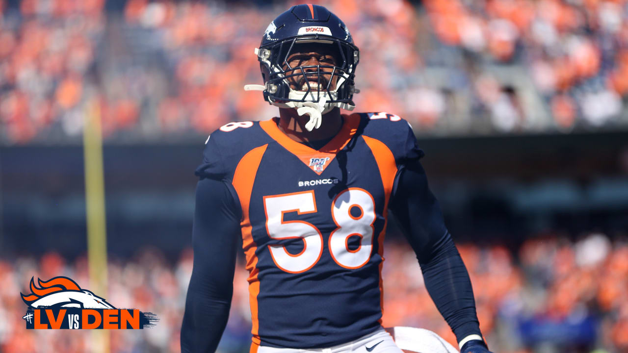 Broncos to wear navy jerseys, white pants in Week 6 vs. Raiders