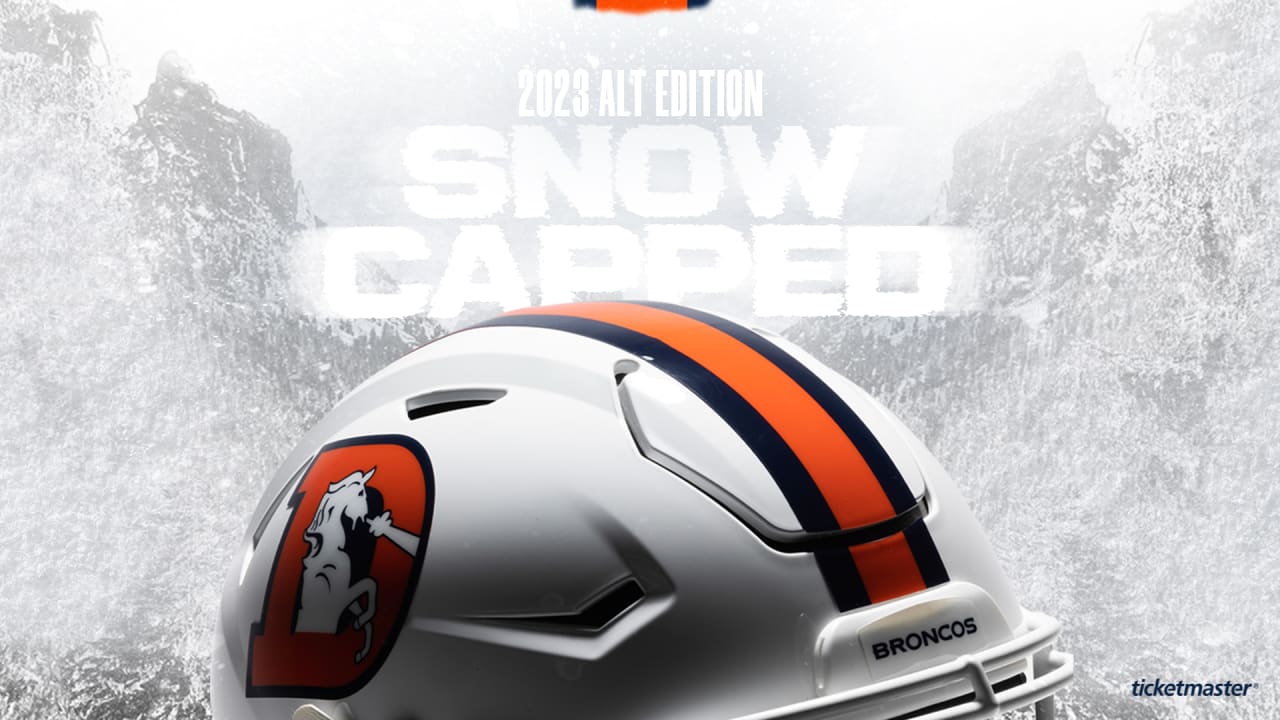 Broncos unveil new 'Snowcapped' alternate helmet