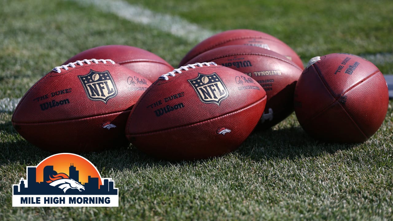 Games balls for the Denver Broncos preseason win over Minnesota Vikings -  Mile High Report