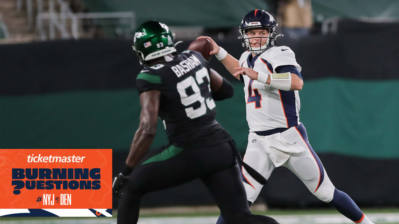 Burning Questions: Can Brett Rypien guide the Broncos' offense to success vs. the Jets?