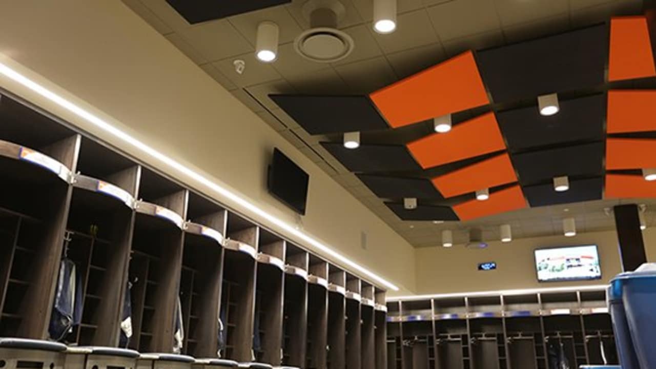 A look at the Broncos' refurbished locker room