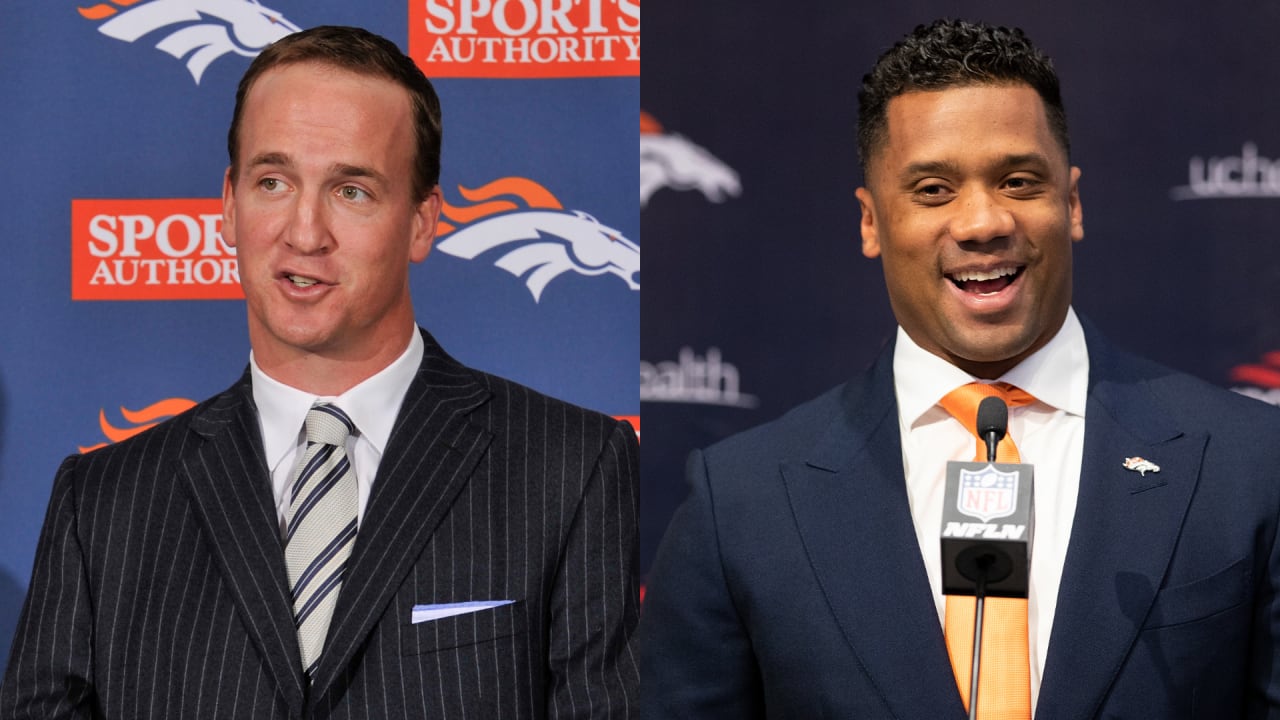 Official Denver Broncos John Elway Russell Wilson Peyton Manning