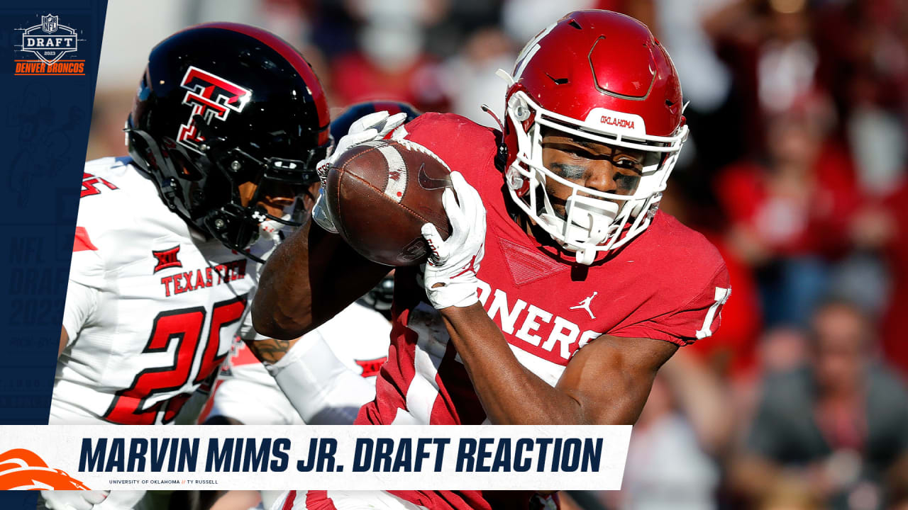 Draft Reaction Marvin Mims Jr. brings bigplay ability to Broncos