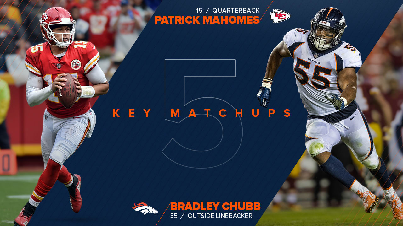 Five Key Matchups: Broncos at Chiefs