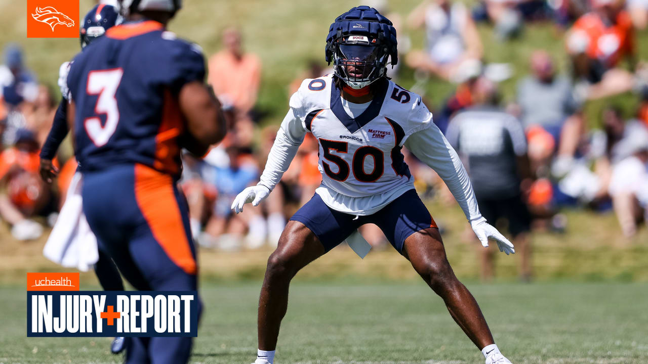 Broncos ILB Jonas Griffith is back on the field for first time