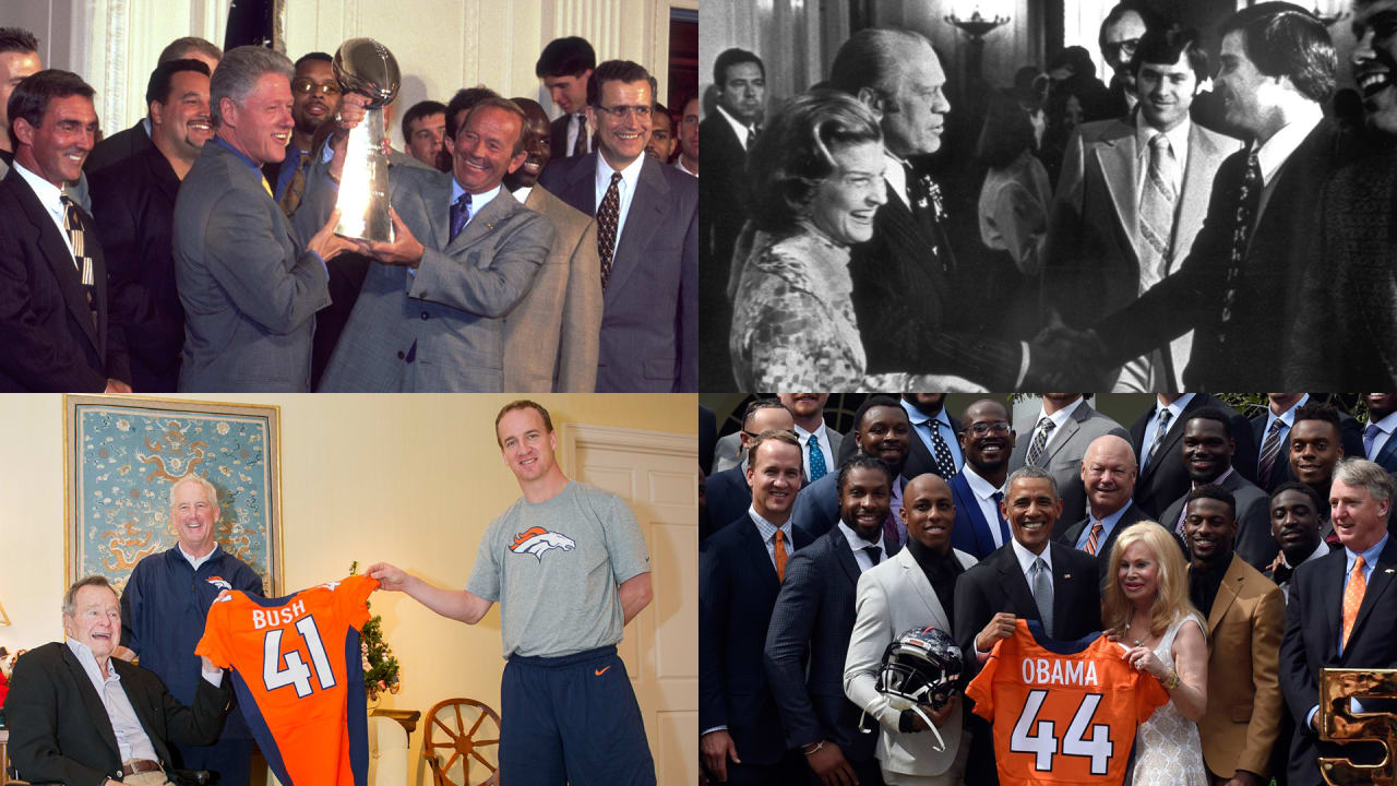 Barack Obama honors Super Bowl champion Denver Broncos at White