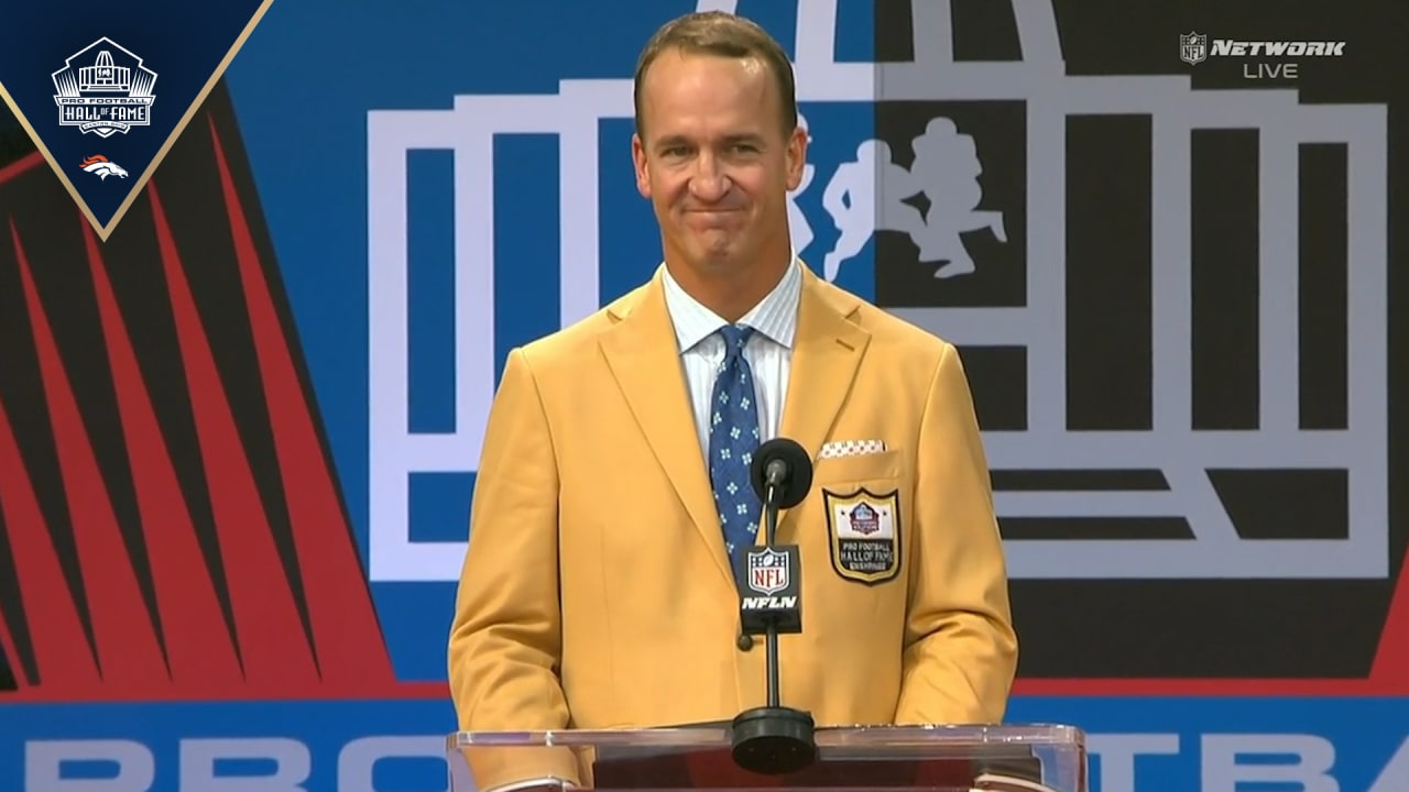 Peyton Manning's full Hall of Fame speech