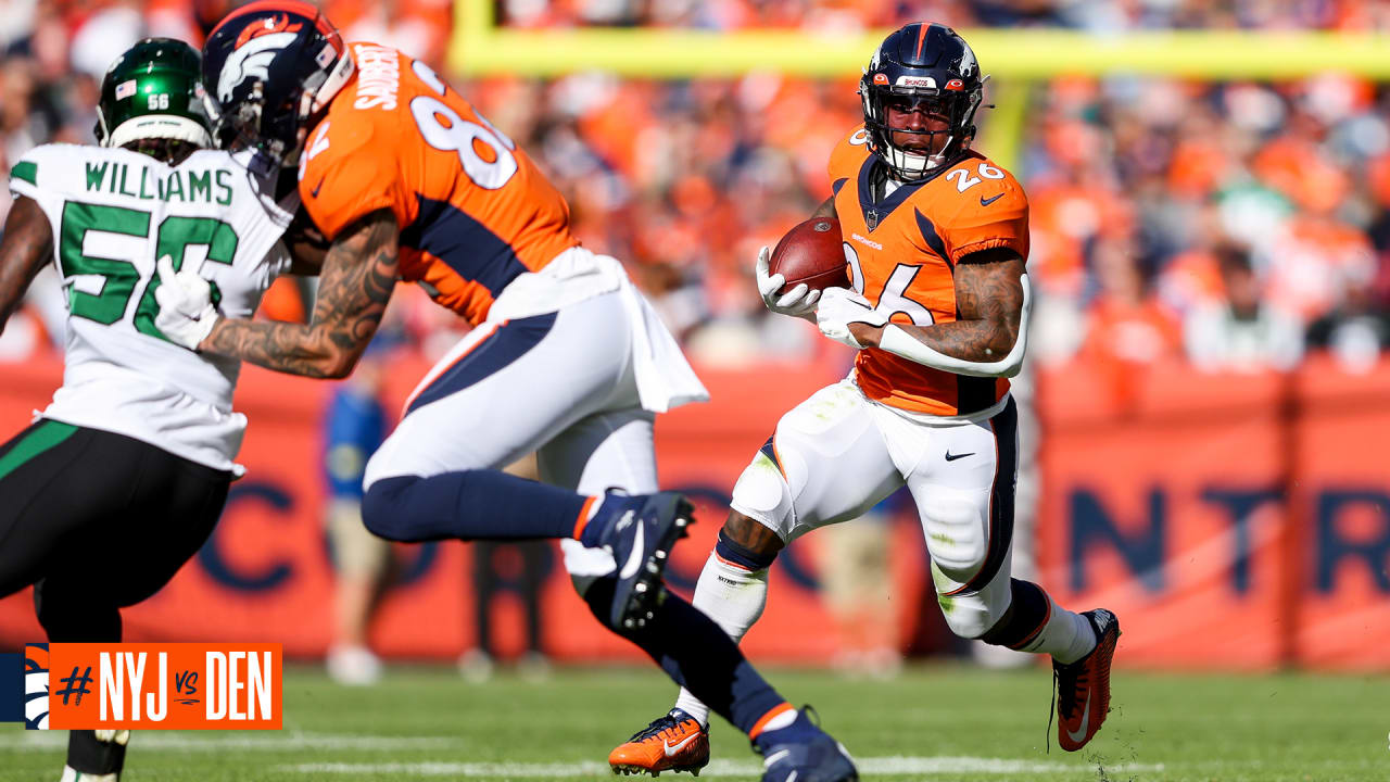 Mike Boone shakes and bakes for 15yard run Broncos vs. Jets