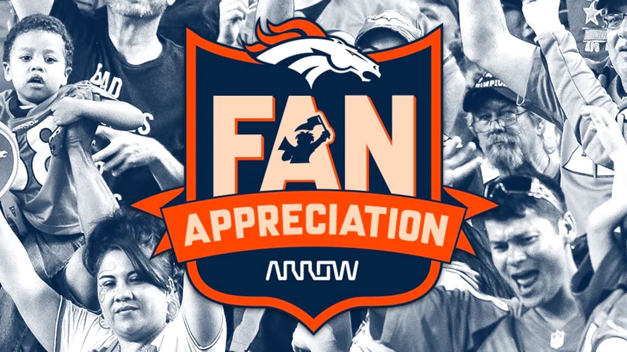 Broncos to celebrate fans during annual Fan Appreciation Game, presented by  Arrow Electronics, on Sunday against Chargers