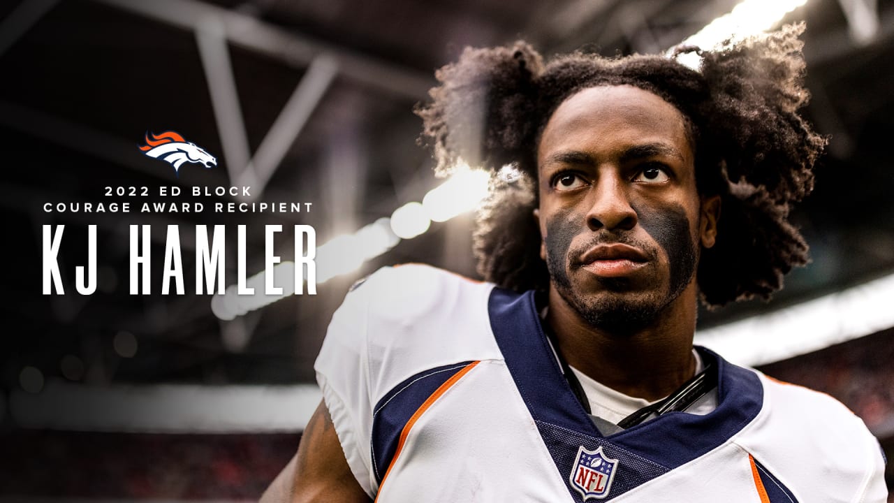 KJ Hamler named Broncos' 2022 Ed Block Courage Award recipient