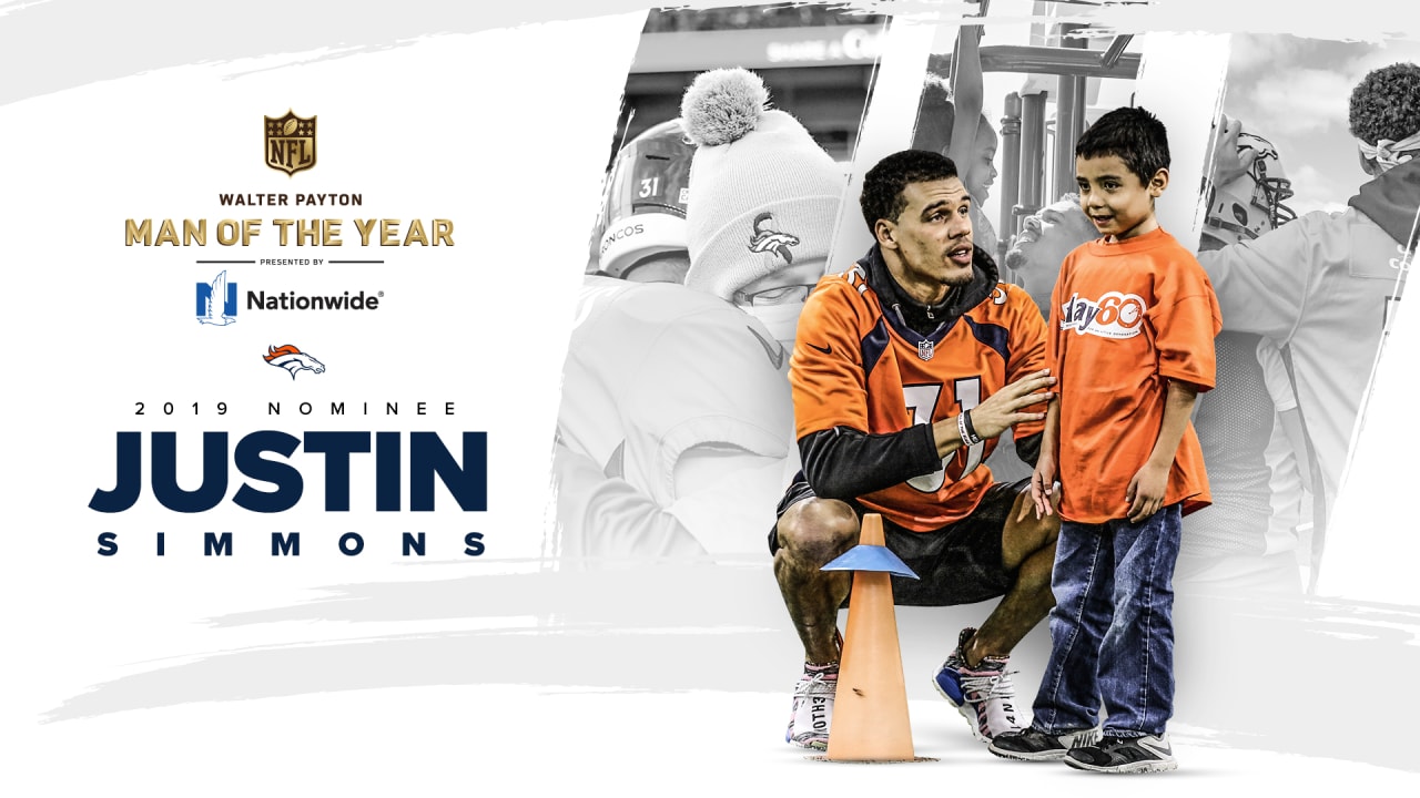 Justin Simmons named Broncos Walter Payton NFL Man of the Year