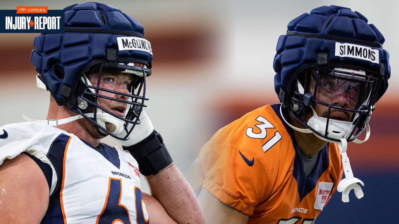 Injury Report: T Mike McGlinchey, S Justin Simmons among Broncos to return to practice