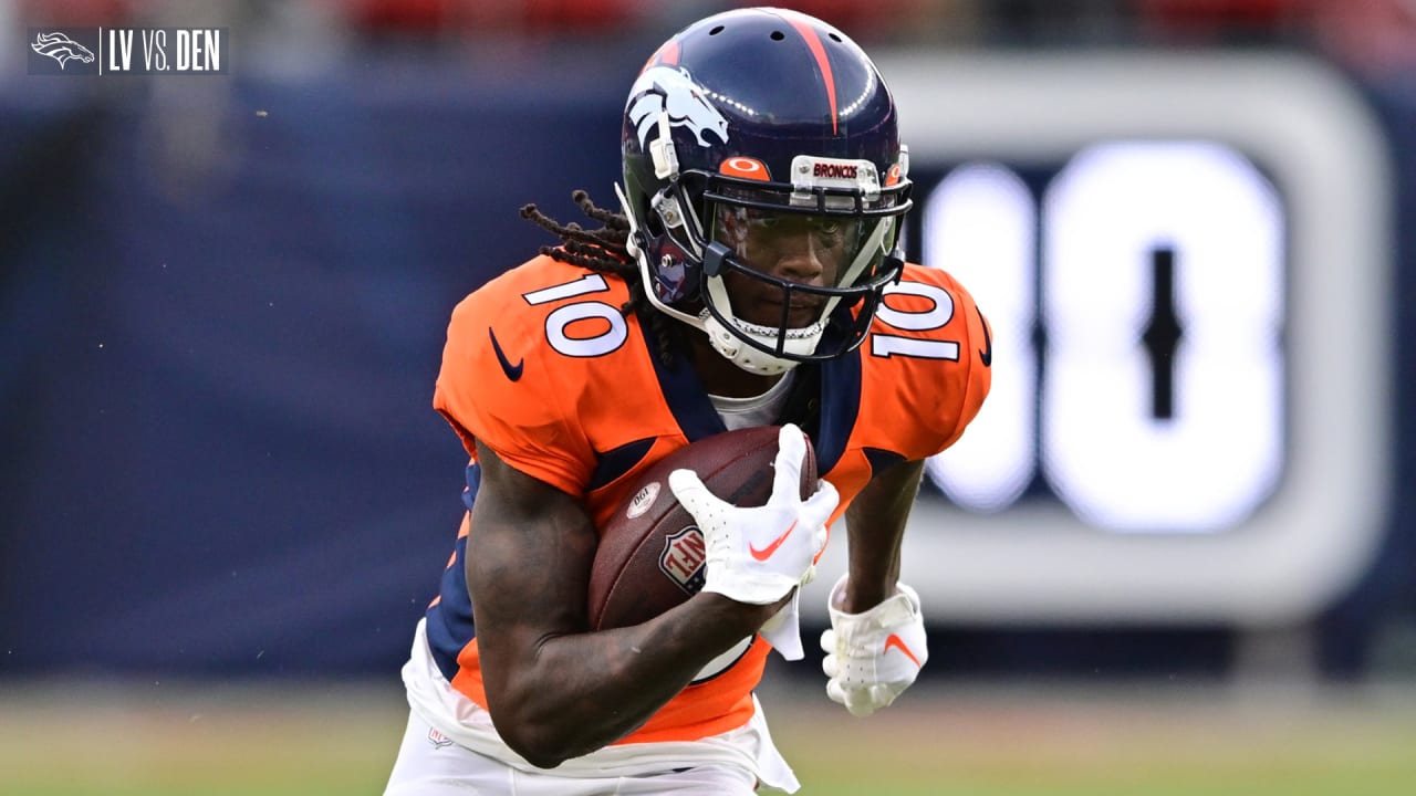 Broncos WR Jerry Jeudy practices, in line to play Sunday