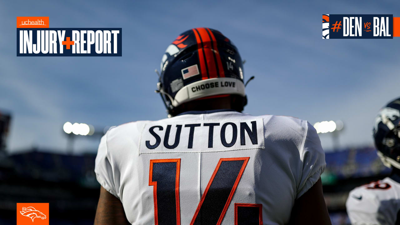 Broncos WR Courtland Sutton inactive vs. Titans