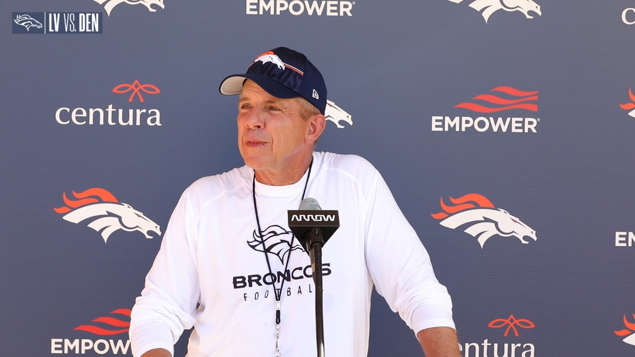 Broncos' Sean Payton discusses Raiders ahead of Week 1 game