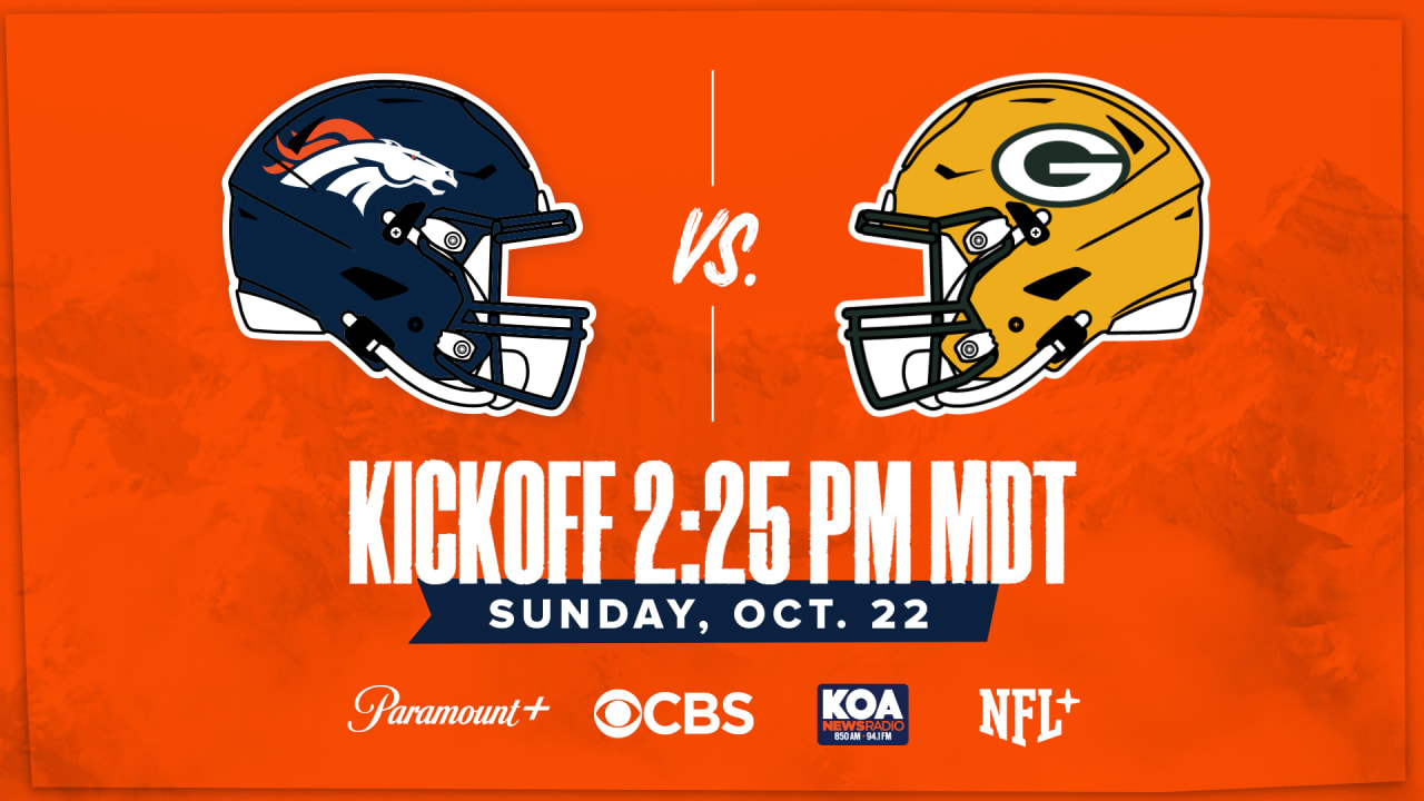 Denver Broncos vs. Green Bay Packers How to watch listen and