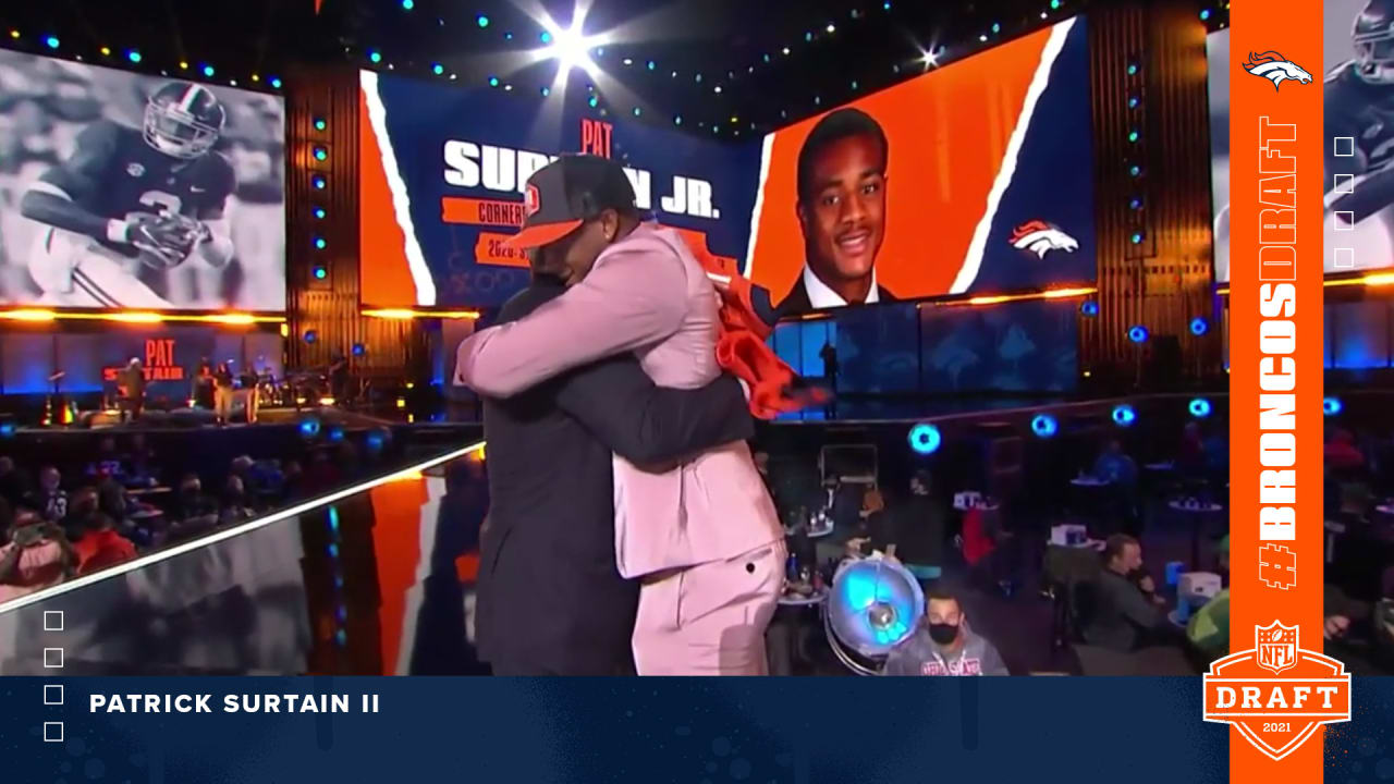 Denver Broncos select Patrick Surtain II at No. 9 in 2021 NFL Draft