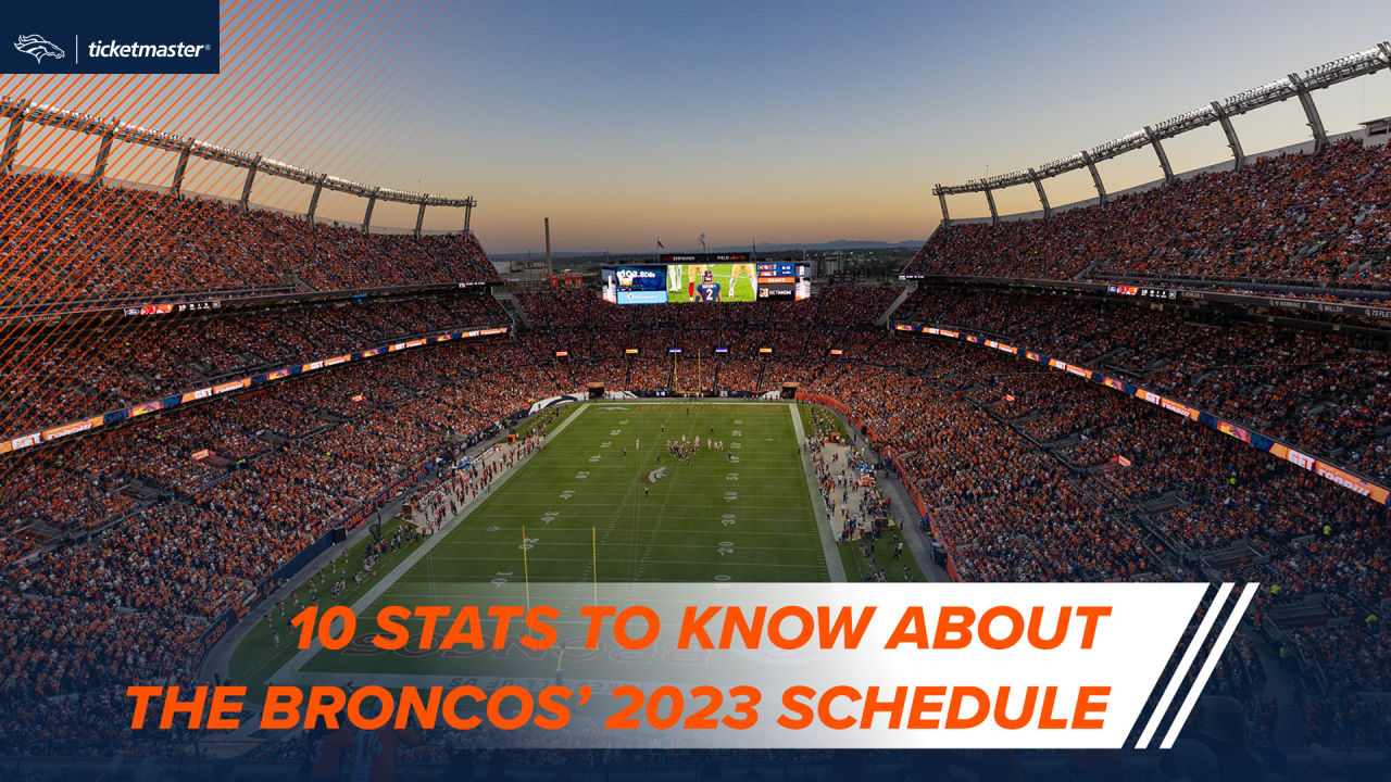 Denver Broncos 2023 schedule of opponents - Mile High Report