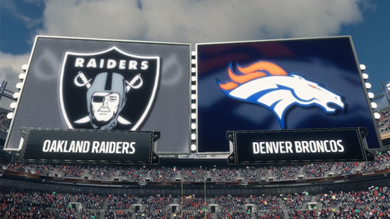 Madden NFL 18: Gameplay featuring Denver Broncos and Oakland Raiders