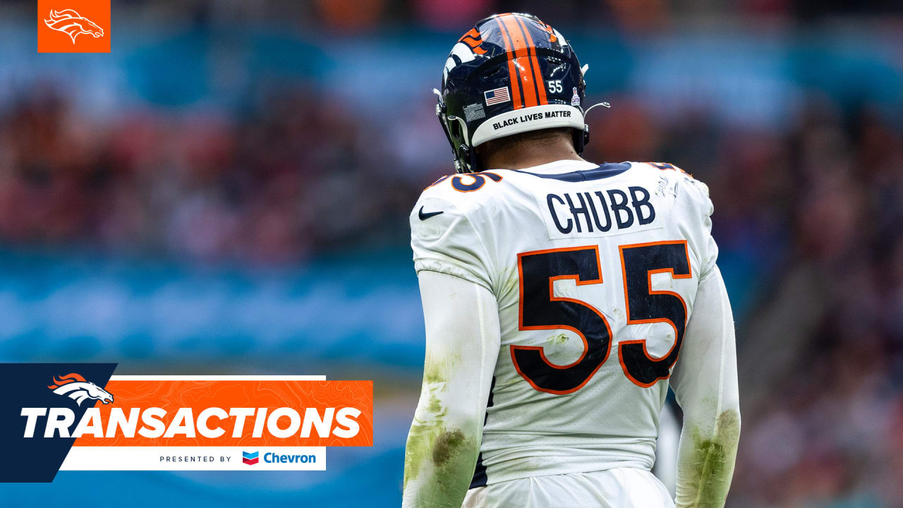 Broncos agree to terms on trade with Dolphins to acquire 2023 first-round pick, 2024 fourth-round pick and RB Chase Edmonds for OLB Bradley Chubb, 2025 fifth-round pick