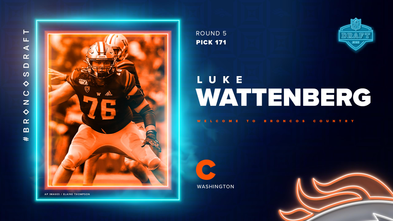 Broncos trade up, select C Luke Wattenberg with 171st-overall pick