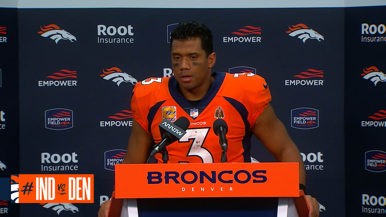 Russell Wilson on loss to Colts 'I've got to be better'