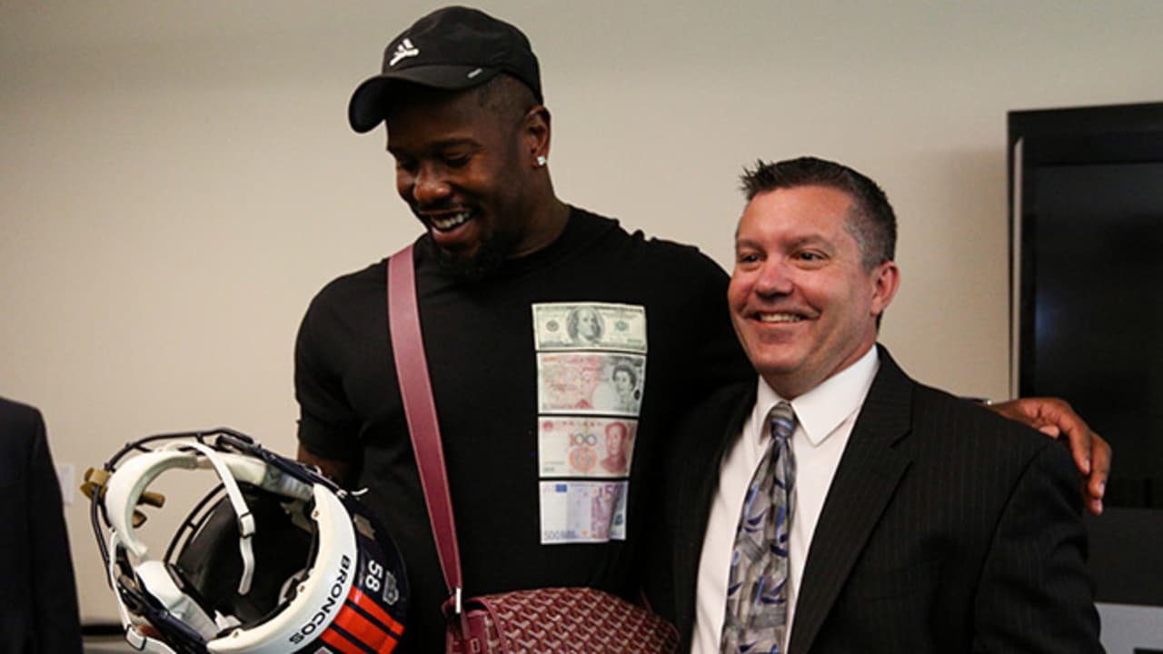 Von Miller's Super Bowl 50 helmet returned by FBI to Broncos linebacker