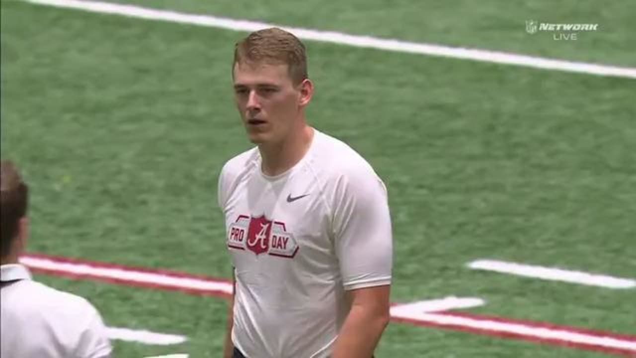 Mac Jones turned in a strong workout at Alabama's Pro Day and cements  himself as a first-rounder