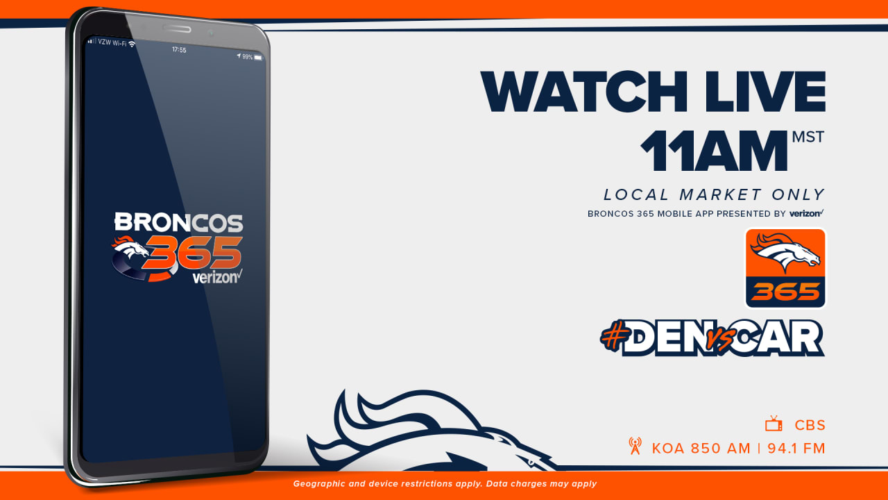 Denver Broncos vs. Carolina Panthers FREE LIVE STREAM (11/27/22