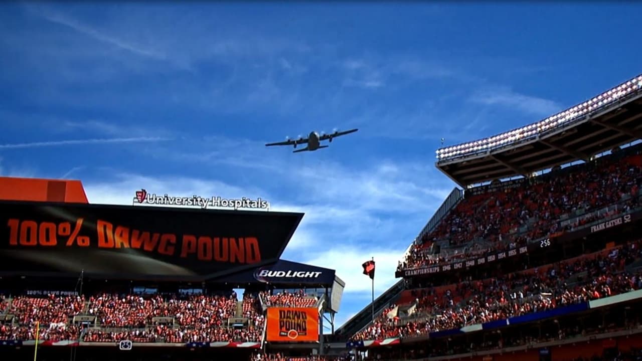 Flight Over FirstEnergy Stadium