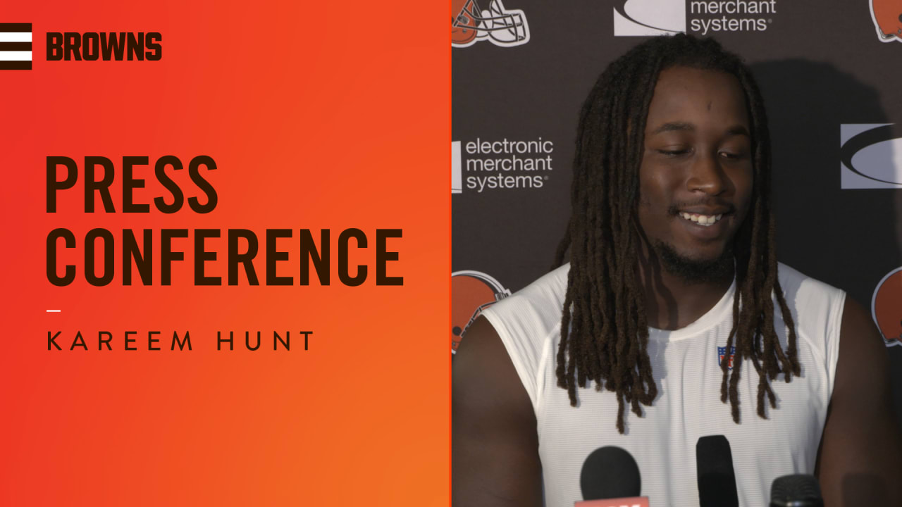 Browns G Joel Bitonio on seeing Kareem Hunt in action: 'I'm