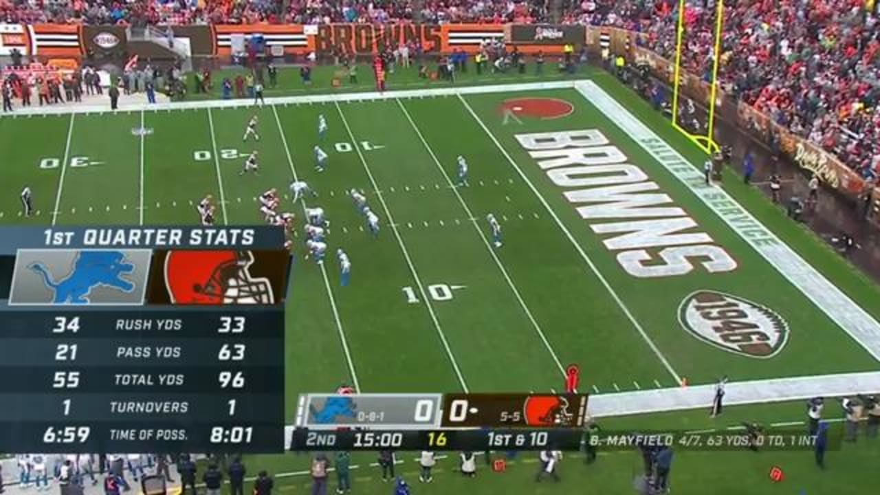 Watch as Cleveland Browns turn M.J. Stewart's INT into points with a Jarvis  Landry TD run 