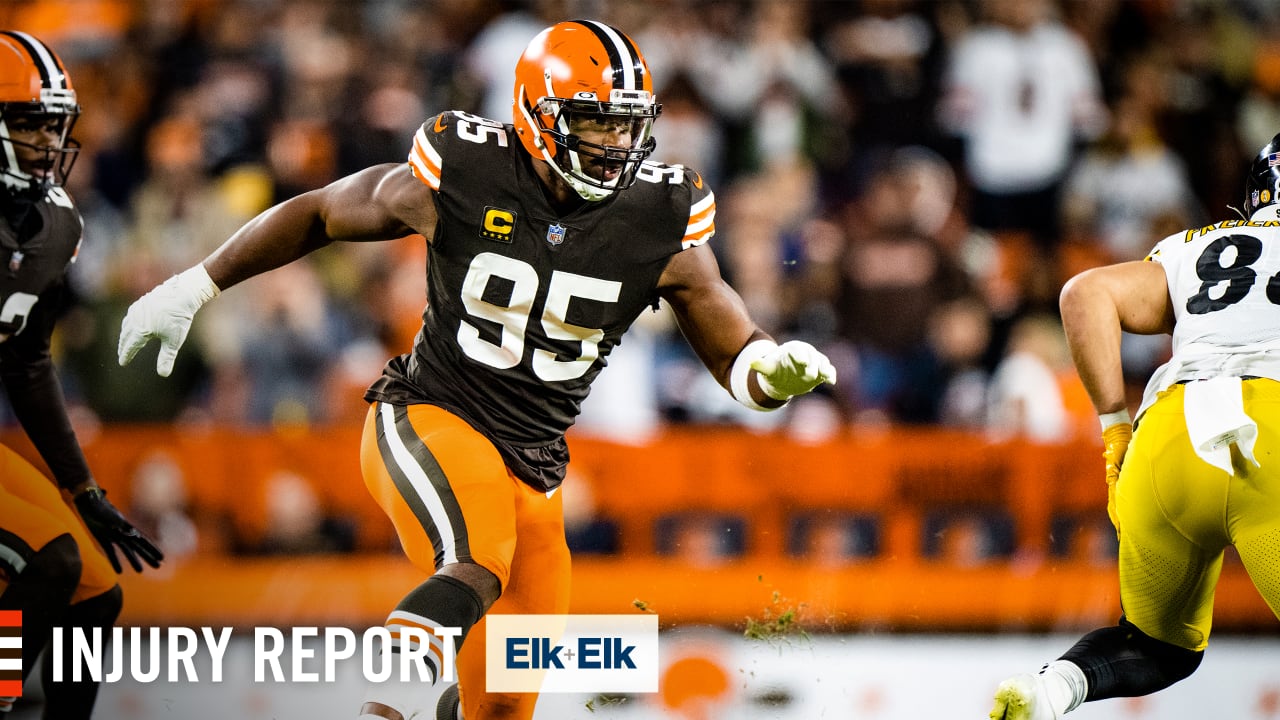 Myles Garrett Listed As Questionable For Cleveland Browns' Game