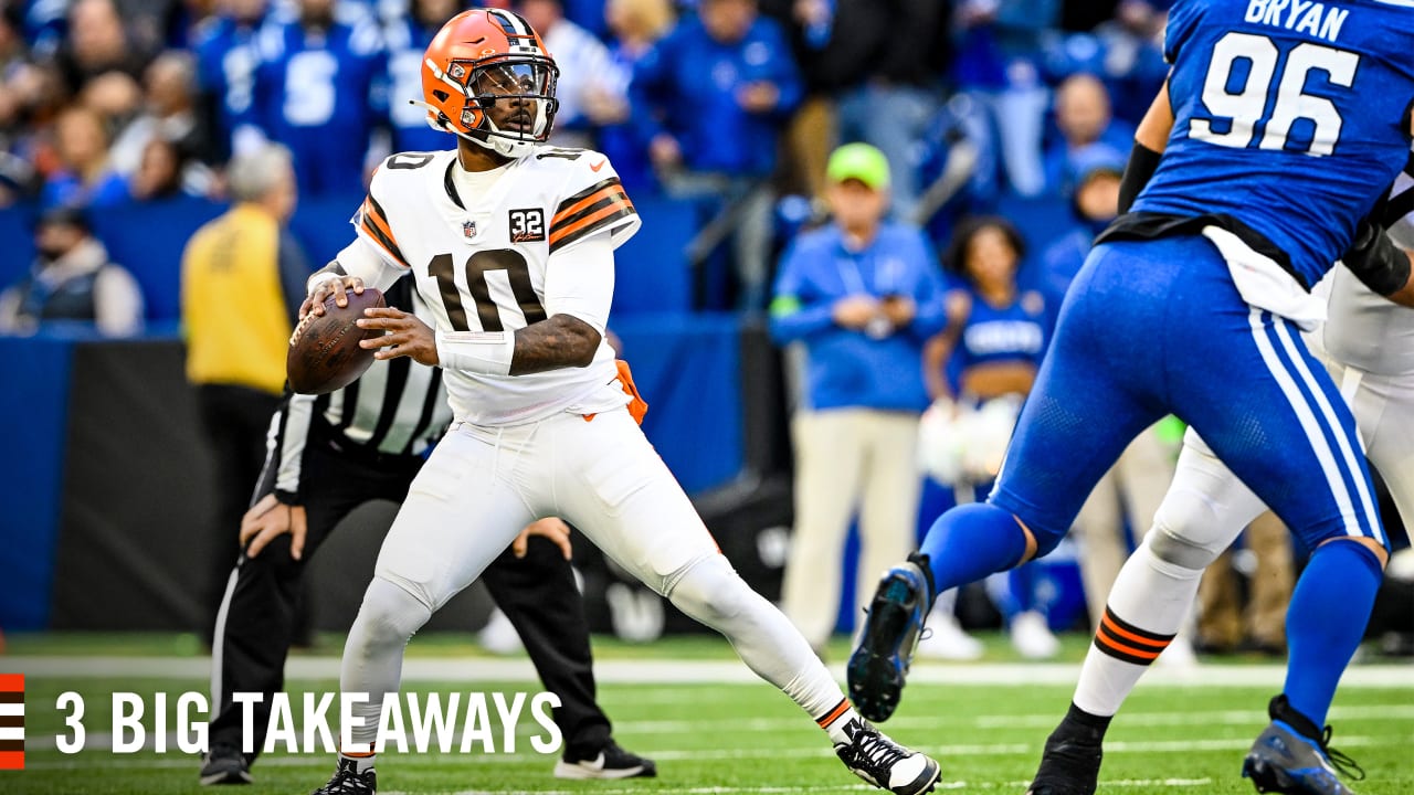 Takeaways from the Browns 39-38 win over the Colts