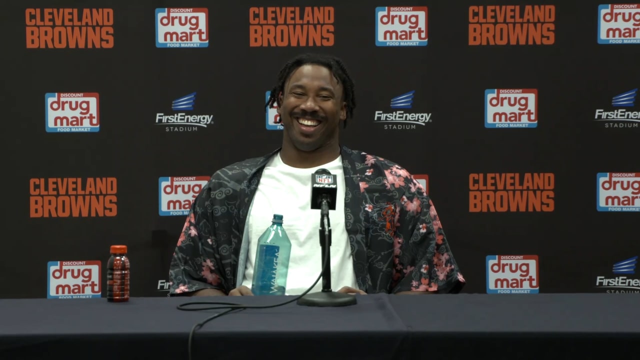 Myles Garrett Postgame Press Conference vs. Bears