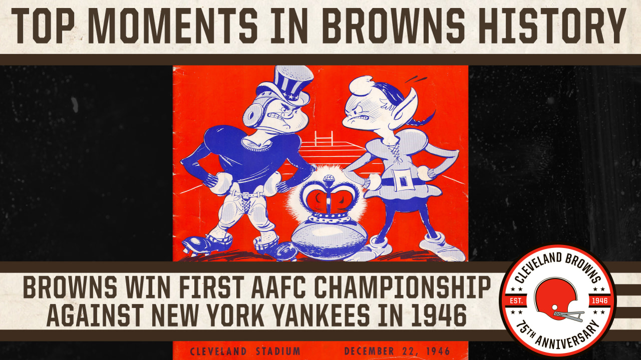 Top 10 Moments Browns win first AAFC Championship against the New York