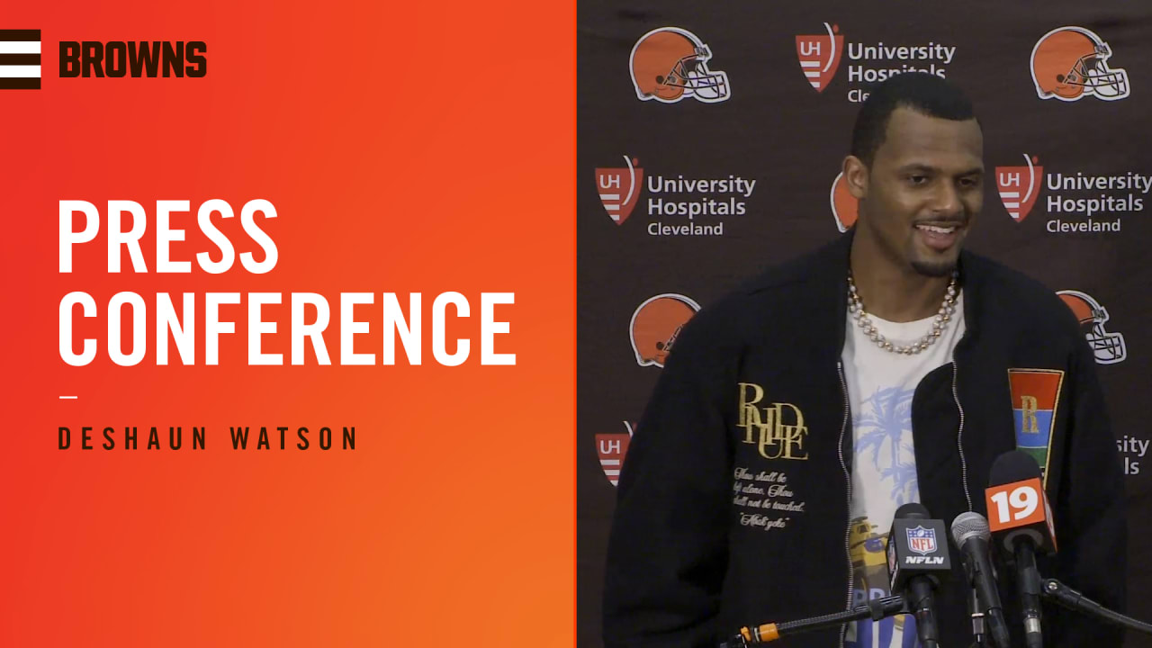 Deshaun Watson Press Conference vs. Bengals