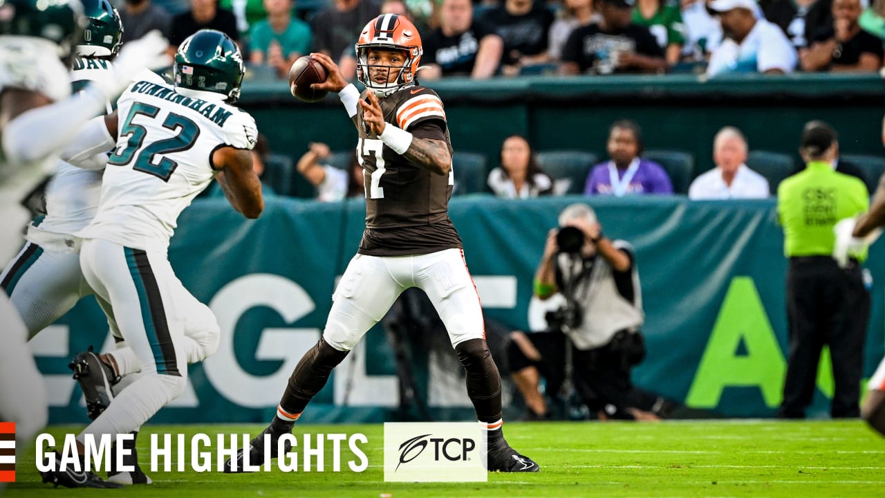 Game Highlights: Browns vs. Eagles