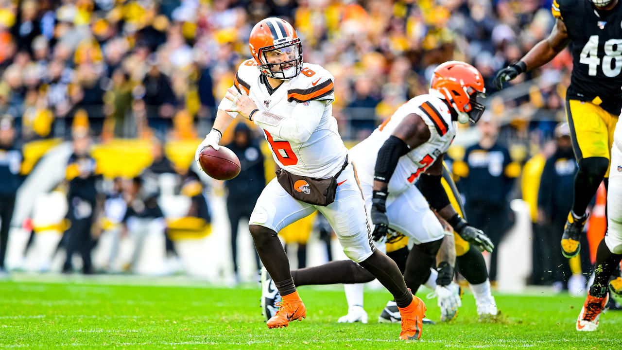 Practice continues as Baker Mayfield looks to return against Steelers