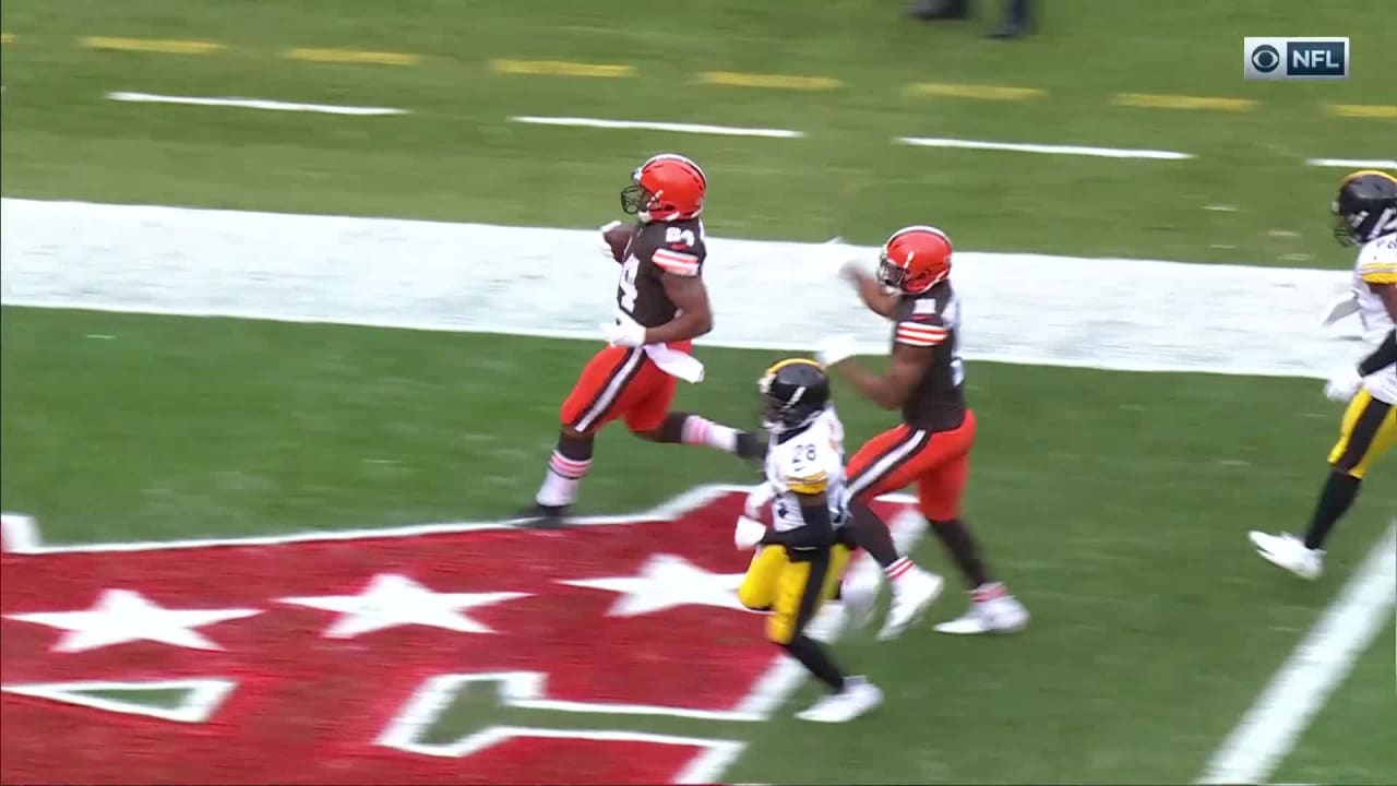 Steelers safety Minkah Fitzpatrick says the hit that injured Browns RB Nick  Chubb wasn't dirty – Butler Eagle