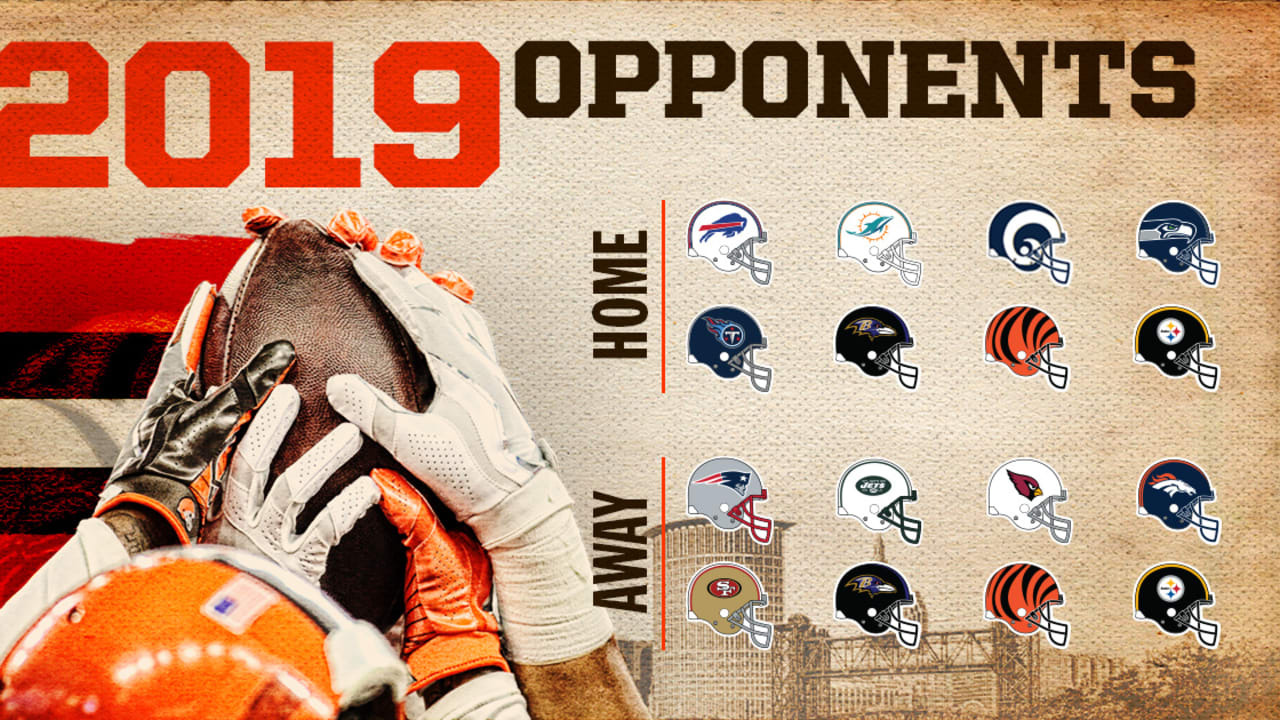 The Browns 2019 Schedule is here