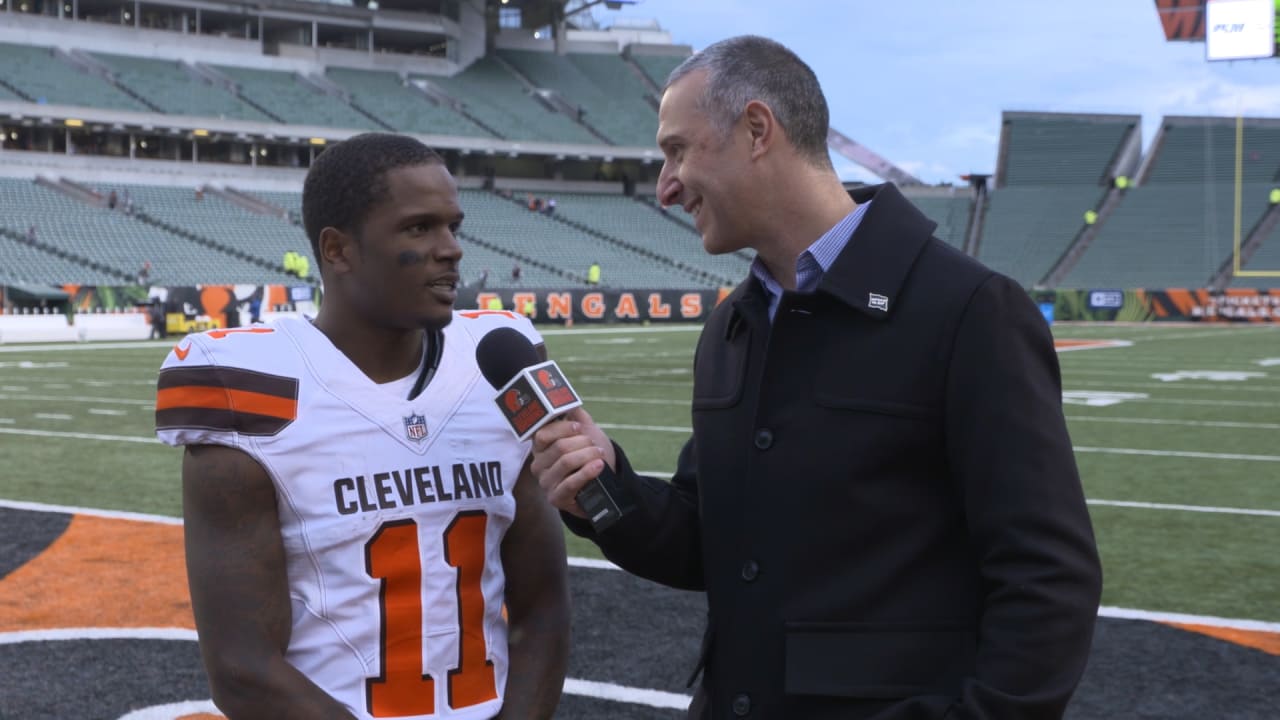 Antonio Callaway Postgame Interview vs. Bengals