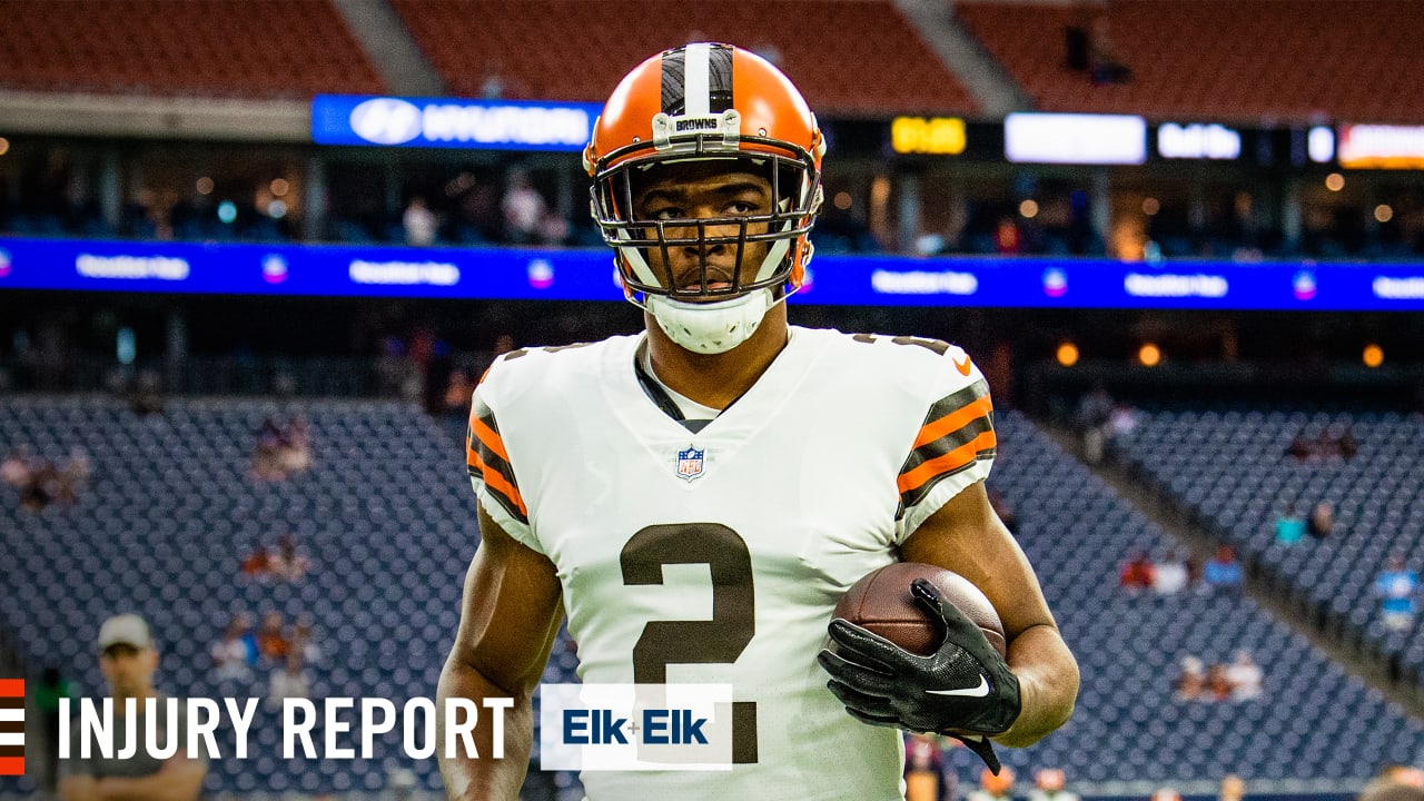 Browns WR Amari Cooper active for game against Bengals