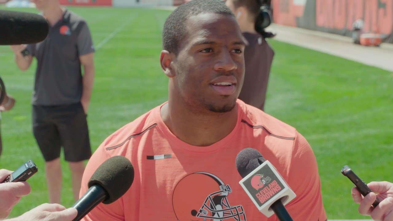 Nick Chubb cherishes 'blessing' to follow in Jim Brown's footsteps