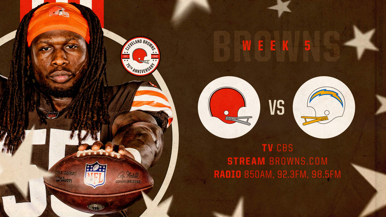 Cleveland Browns vs. Los Angeles Chargers: Watch NFL football live for free  (10/9/22) 