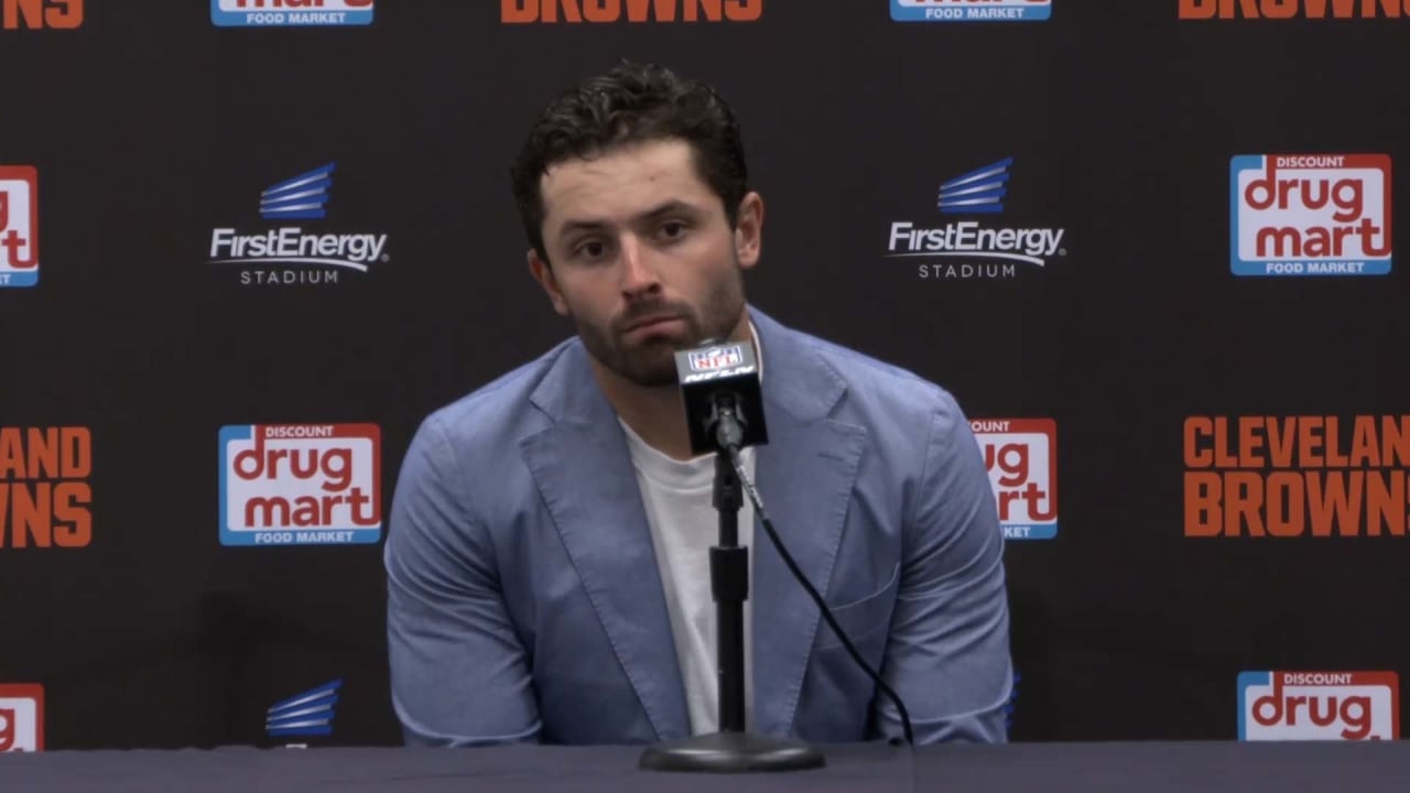 Baker Mayfield Postgame Press Conference vs. Texans