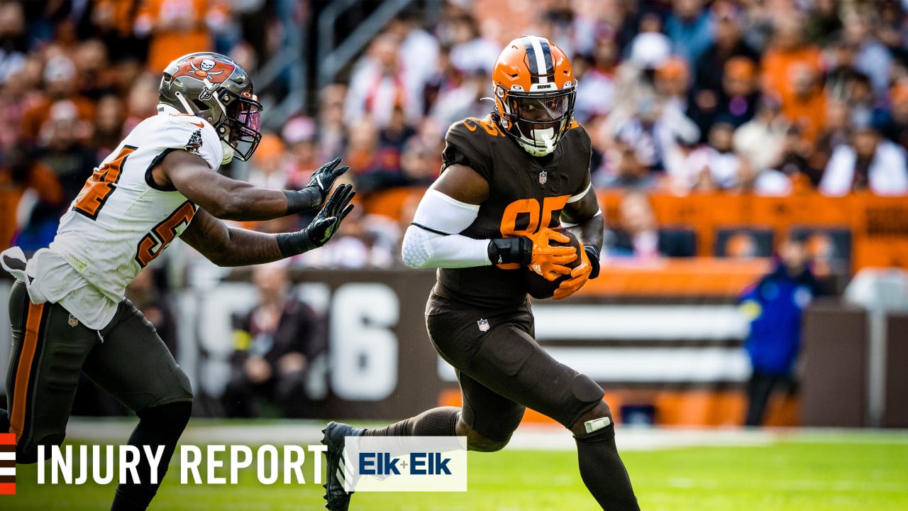 Cleveland Browns Injury Report: David Njoku Dealing With Knee