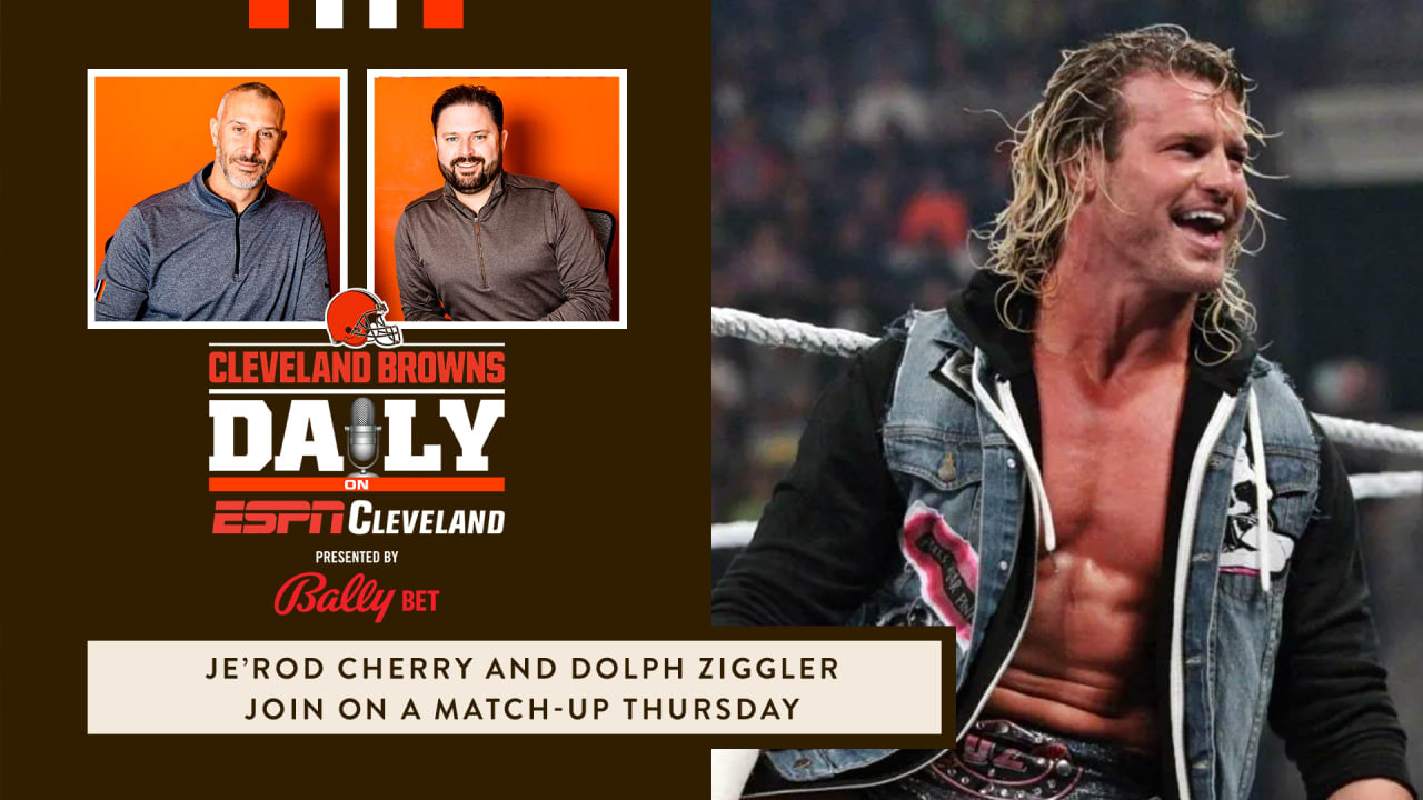 Dolph Ziggler stopped by to reveal our - Cleveland Browns